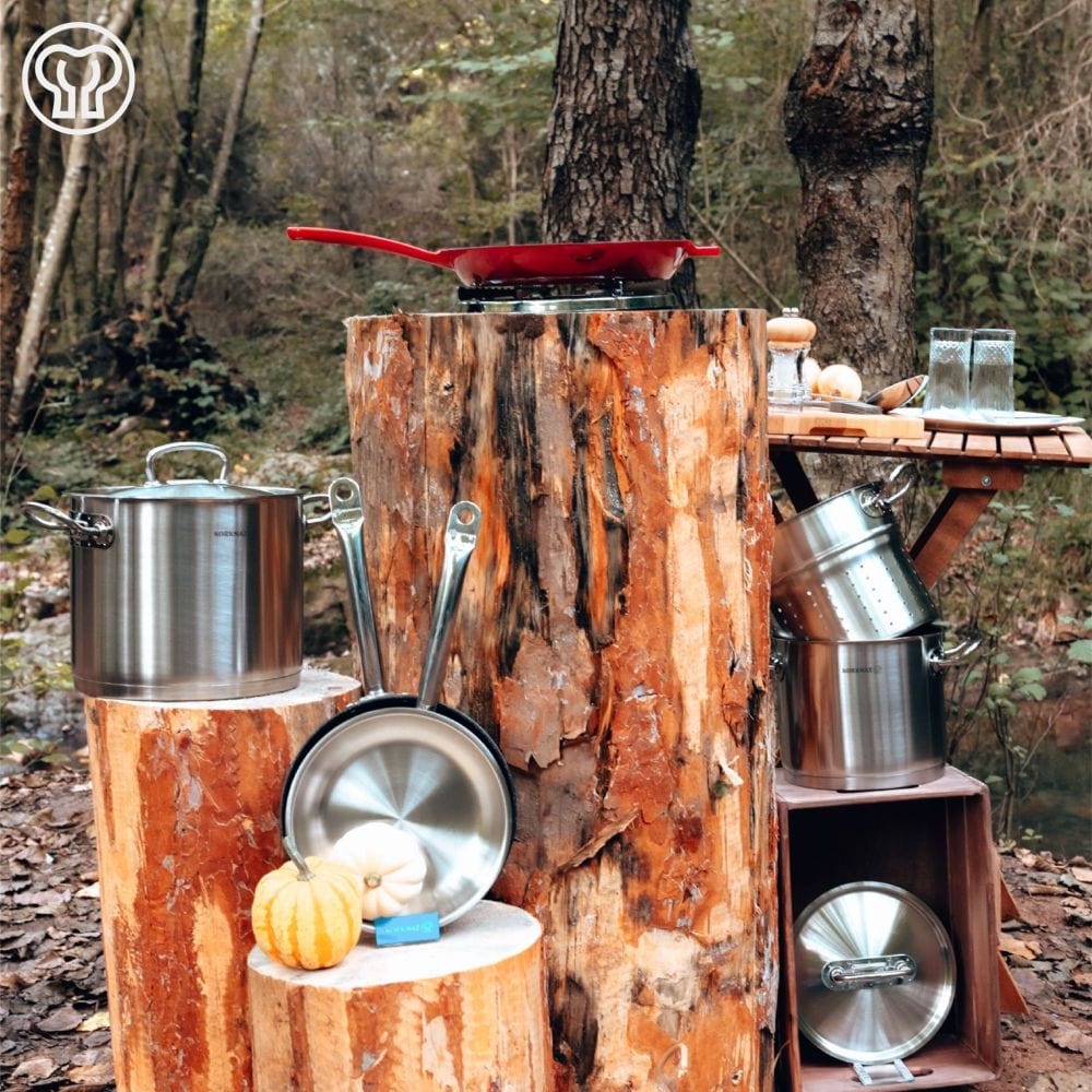 Korkmaz Pots Set Korkmaz Alfa Cookware set 9 Pieces A1660