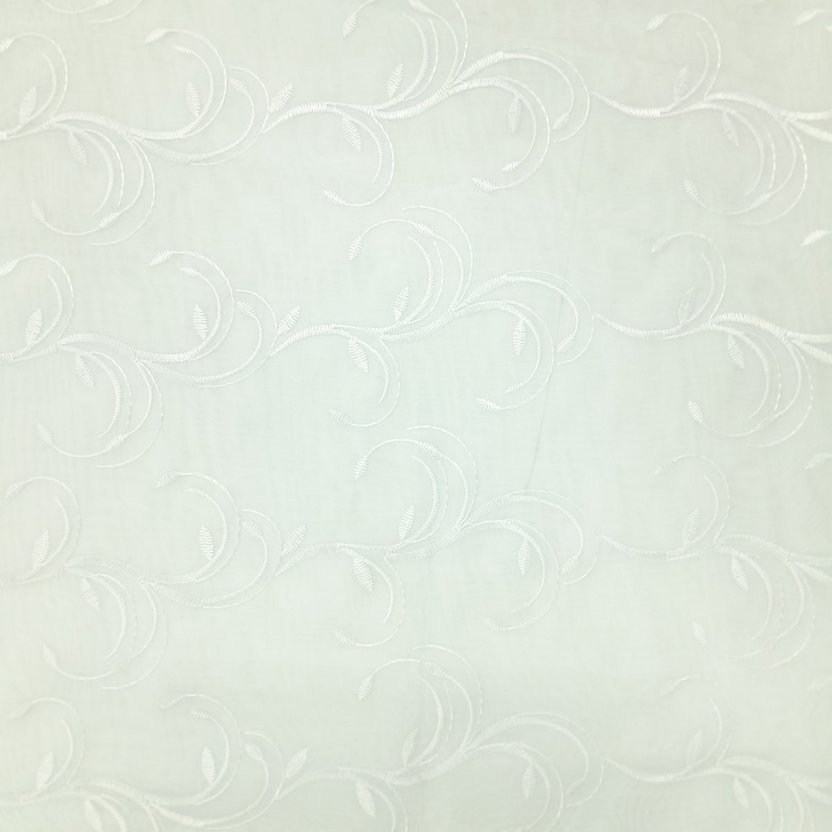 Korteks Textiles Lace & Voile Fabrics Voile Lace Whispering Threads White Emb 120 cm