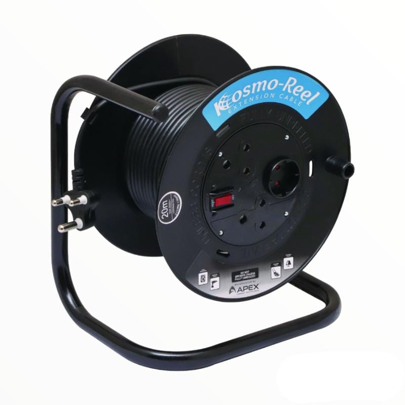 KOSMO-REEL extension cable Kosmo-Reel Extension Plastic Reel 2 X 10A 20m x 1.0mm (7784855568473)