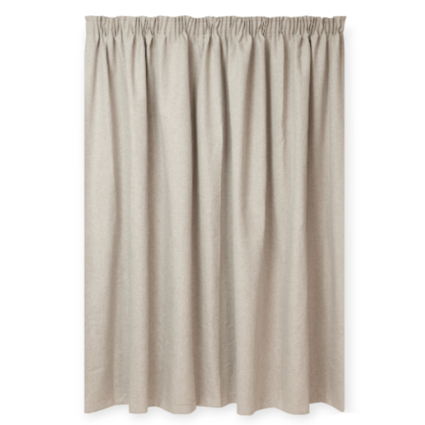 KUBU EYELET CURTAIN Kubu Jacquard Blockout Natural Taped Curtain Ready To Hang Sage (7475750142041)