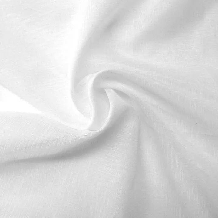KUBU EYELET CURTAIN Mystic Voile Curtain White Taped (7524043620441)