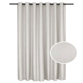 KUBU TAPED CURTAIN 260 X 225CM Kubu XC-33 Blockout Eyelet Curtain Ready To Hang Grey