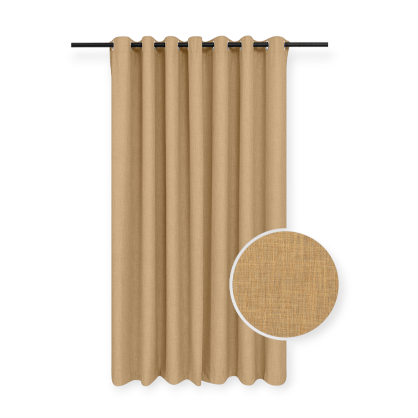 KUBU TAPED CURTAIN Kubu Porscha Blockout Eyelet Curtain Ready To Hang Chatruse (7711106531417)