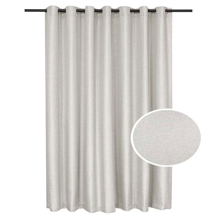 KUBU TAPED CURTAIN Kubu XC-33 Blockout Eyelet Curtain Ready To Hang Natural