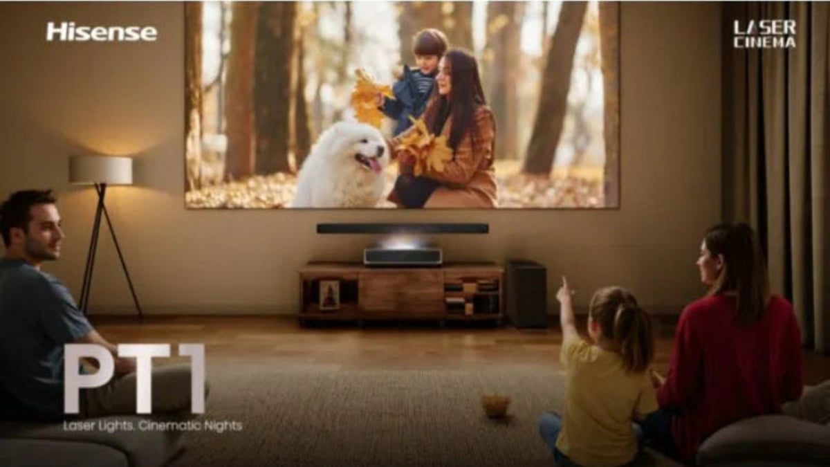 Hisense PT1 80”-150” 4K Smart Laser Cinema +100DTL 100"Panel - MHC World
