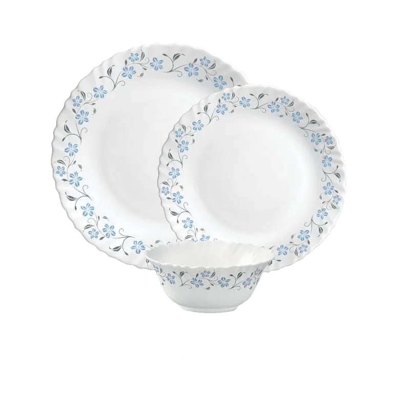 La Opala Dinner Set La Opala Classique 12 Piece Dinner Set Grace Blue DLO02