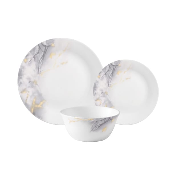 La Opala Dinner Set La Opala Pearl 12 Piece Dinner Set Twilight Clouds DLO03