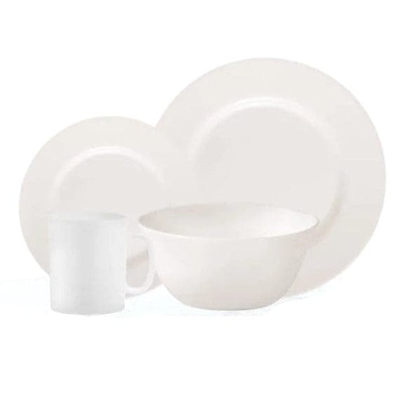 La Opala Dinner Set La Opala Sovrana 16 Piece Dinner Set White DLO11