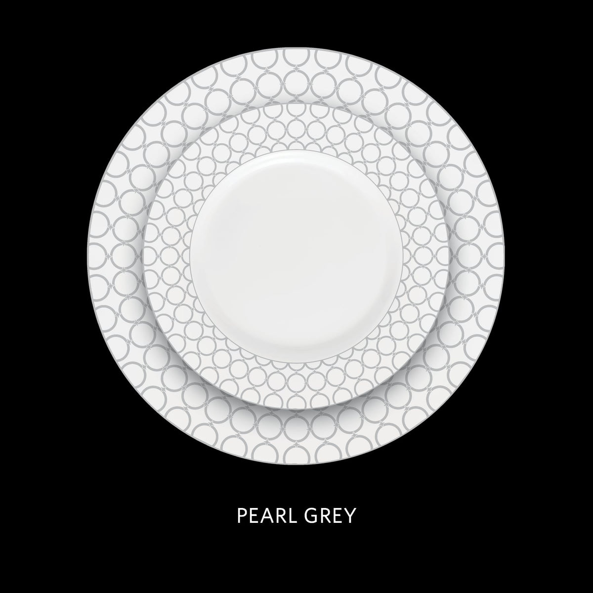 La Opala Dinner Set La Opala Velvet 12 Piece Dinner Set Pearl Grey DLO13