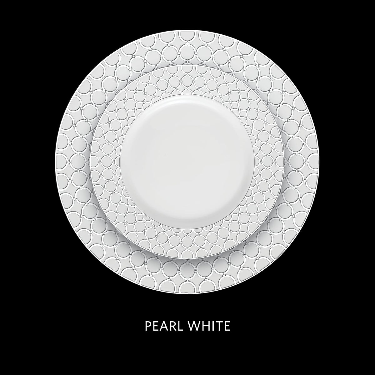La Opala Dinner Set La Opala Velvet 12 Piece Dinner Set Pearl White DLO14