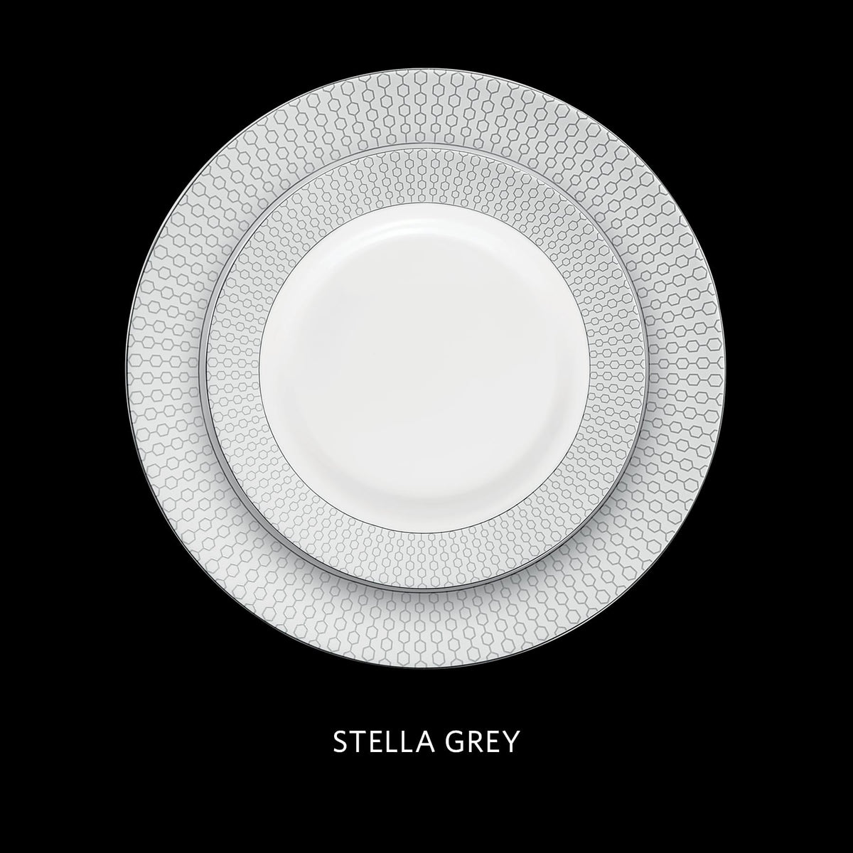 La Opala Dinner Set La Opala Velvet 12 Piece Dinner Set Stella Grey DLO15