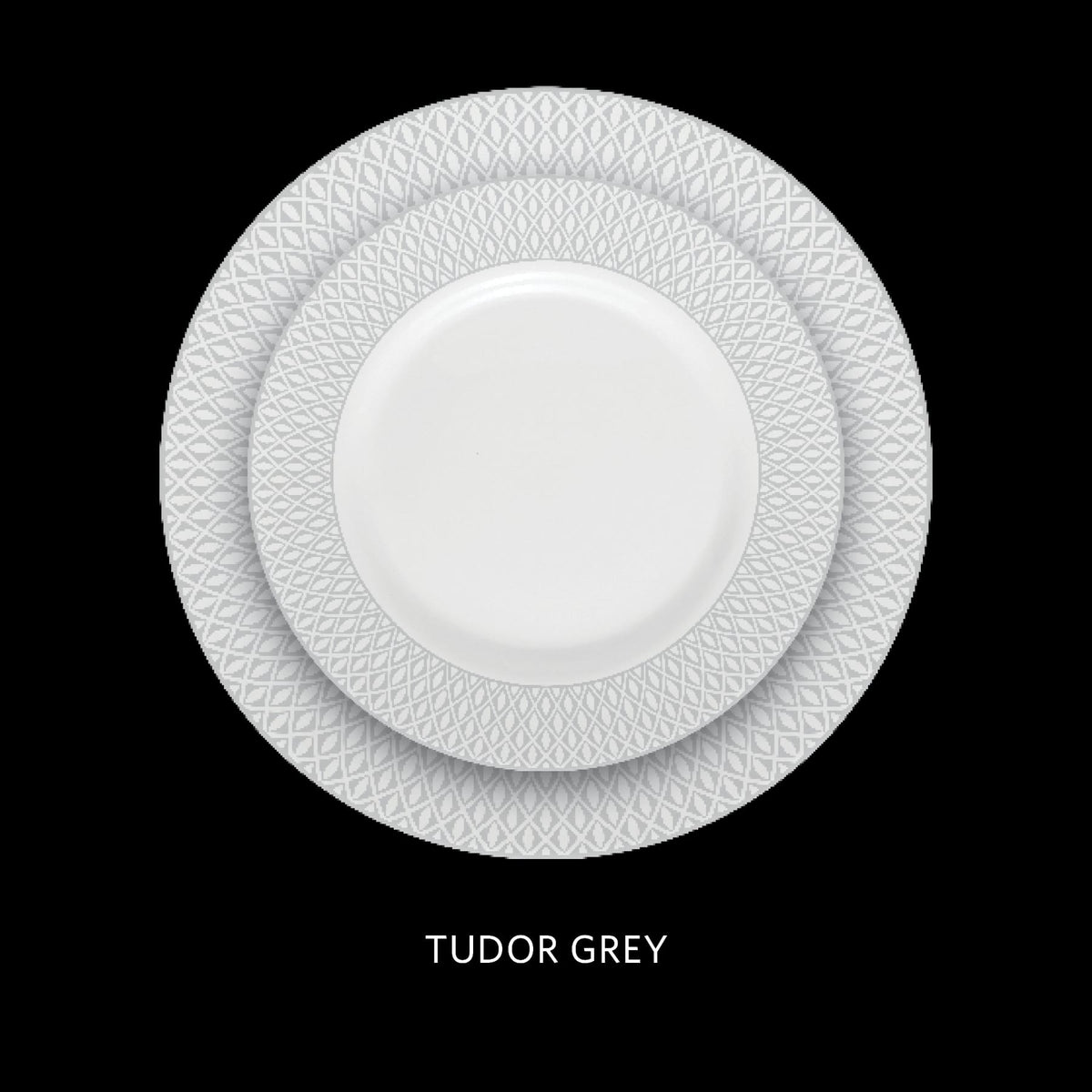 La Opala Dinner Set La Opala Velvet 12 Piece Dinner Set Tudor Grey DLO12