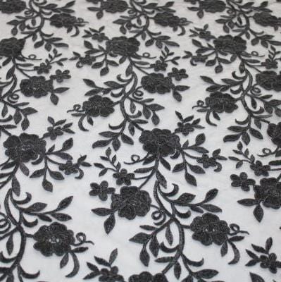 LACE Dress Fabric Black Blair Evening Couture Lace 130 cm (7780696195161)