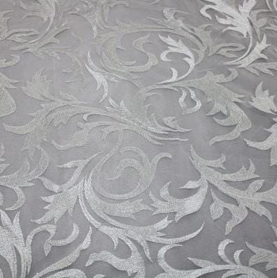 LACE Dress Fabric Grey Alina Evening Couture Lace 130cm (7780686757977)