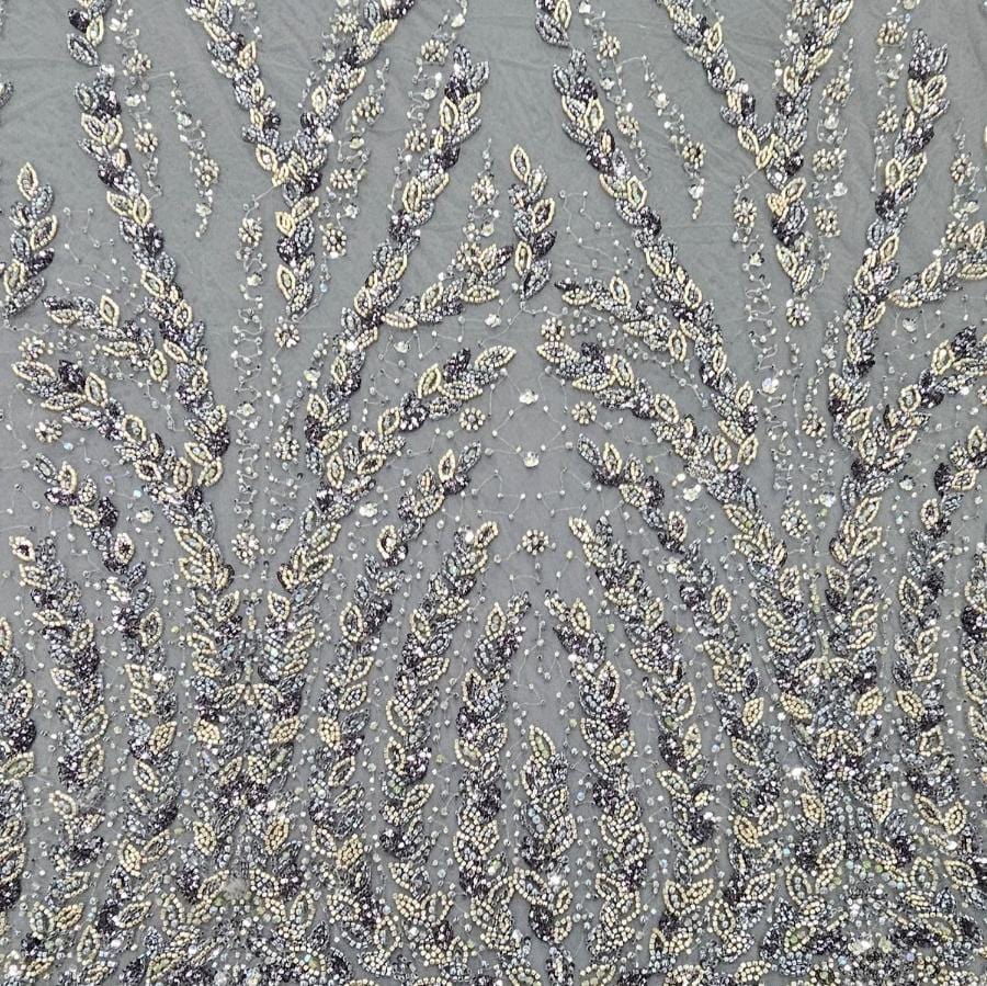 LACE Dress Fabrics Grey Bridal Fabric 150cm (7820874907737)