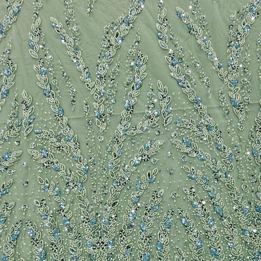 LACE Dress Fabrics Mint Bridal Fabric 150cm (7820874907737)