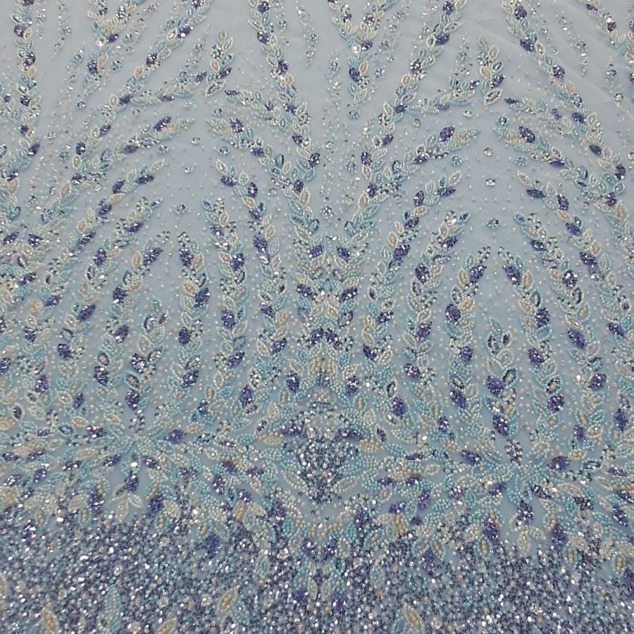 LACE Dress Fabrics Powder Blue Bridal Fabric 150cm (7820874907737)