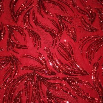 LACE Dress Fabrics Red Faith Evening Couture Lace 130 cm