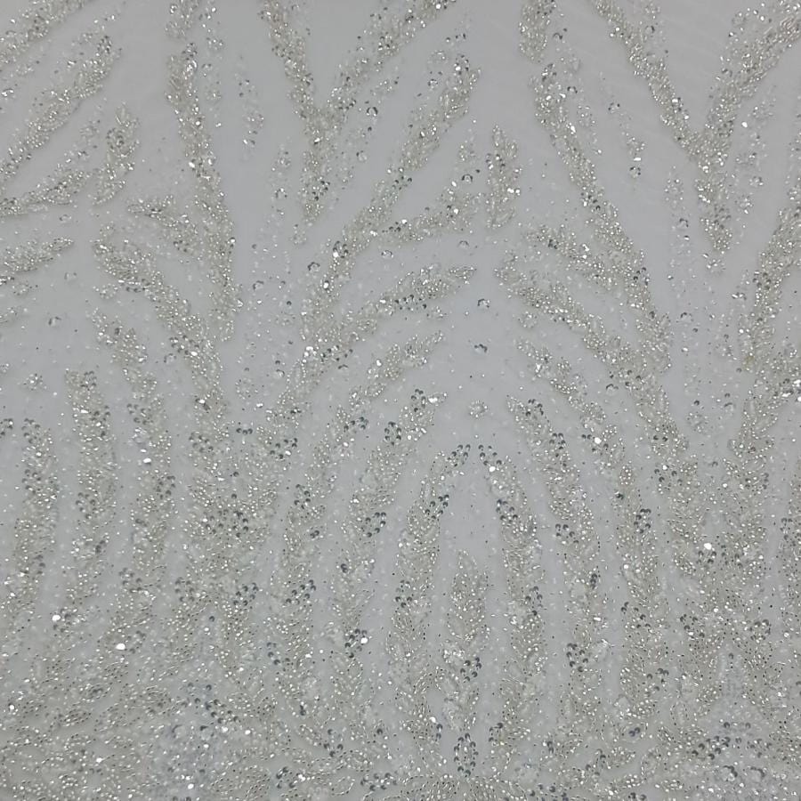 LACE Dress Fabrics White Bridal Fabric 150cm (7820874907737)