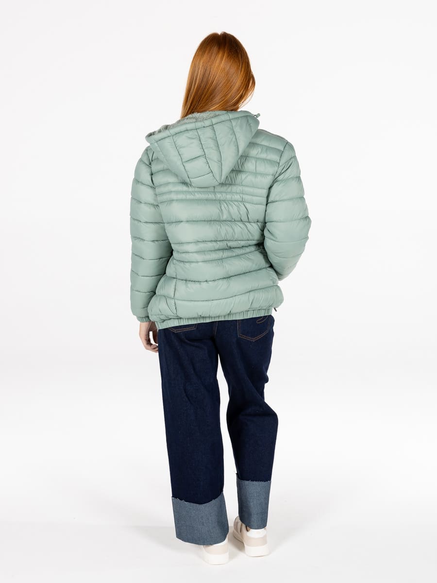 Lee Cooper Ladies Puffer Jacket Clara Sage