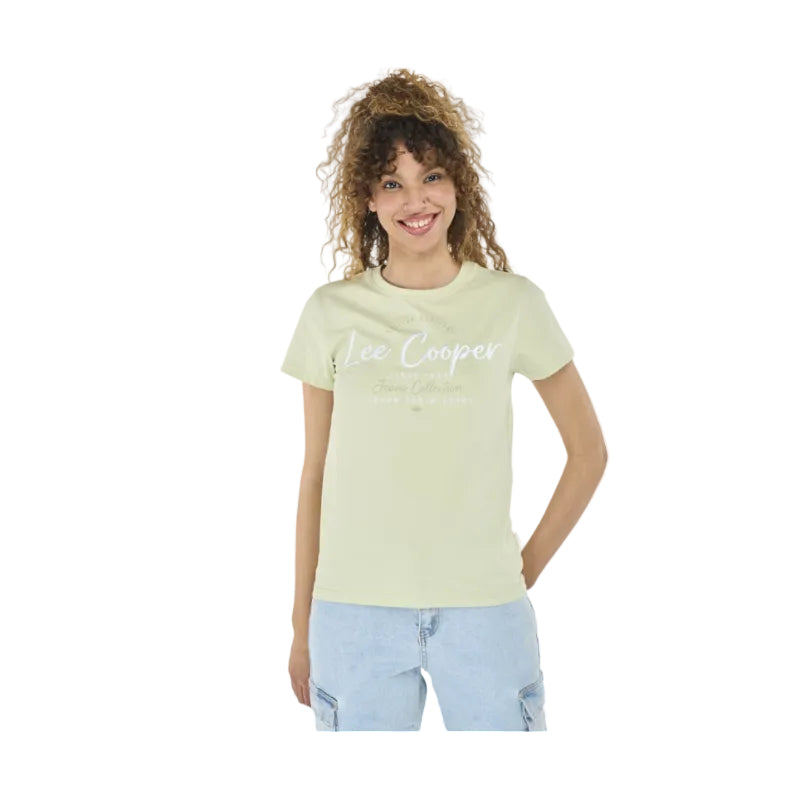 Lee Cooper Ladies' Avalon T-Shirt-Green LCS2605982