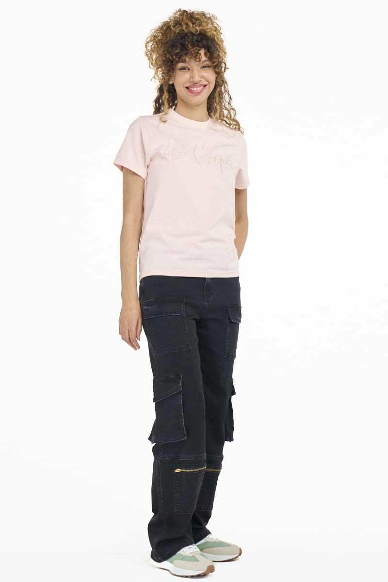 Lee Cooper Ladies' Zannia T-Shirt-Pink LCS2606132.