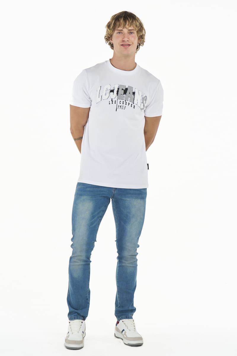 Lee Cooper Men's Langa T-shirt-White