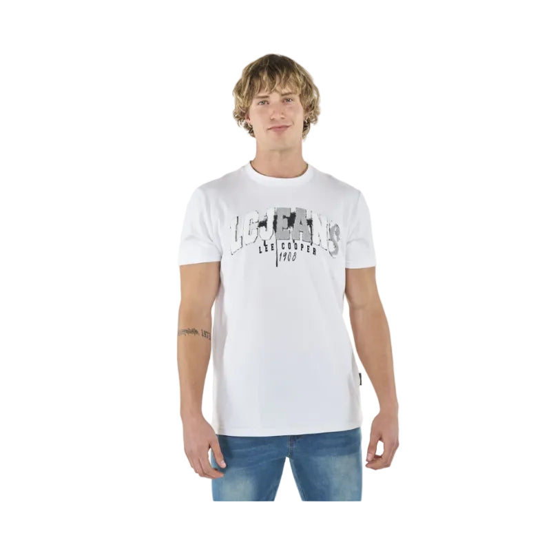Lee Cooper Men's Langa T-shirt-White