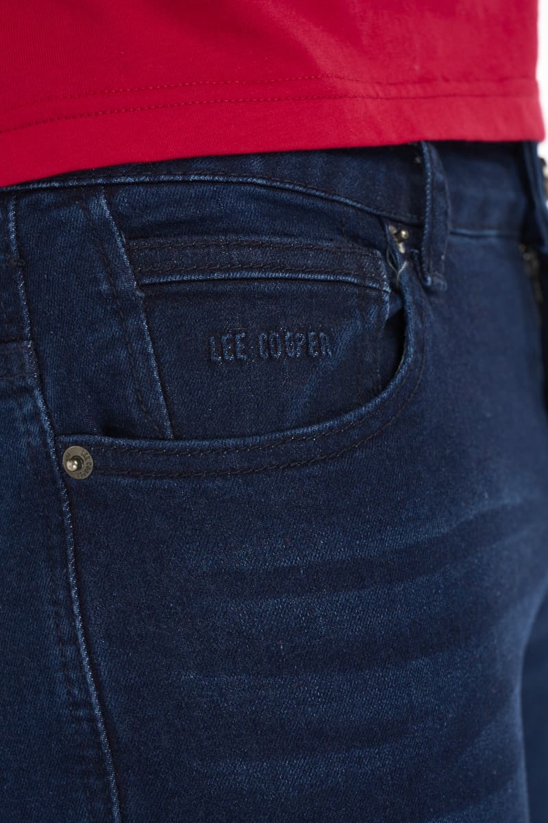 Lee Cooper Brixton Men’s Jeans-Dark Indigo