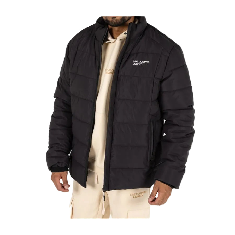Lee Cooper Noam Puffer Jacket-Black LCW265281