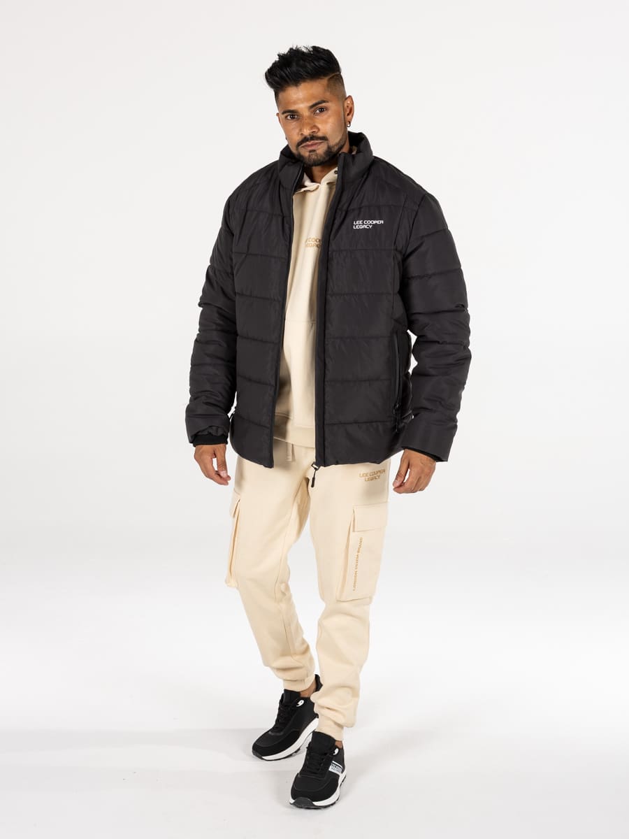 Lee Cooper Noam Puffer Jacket-Black LCW265281