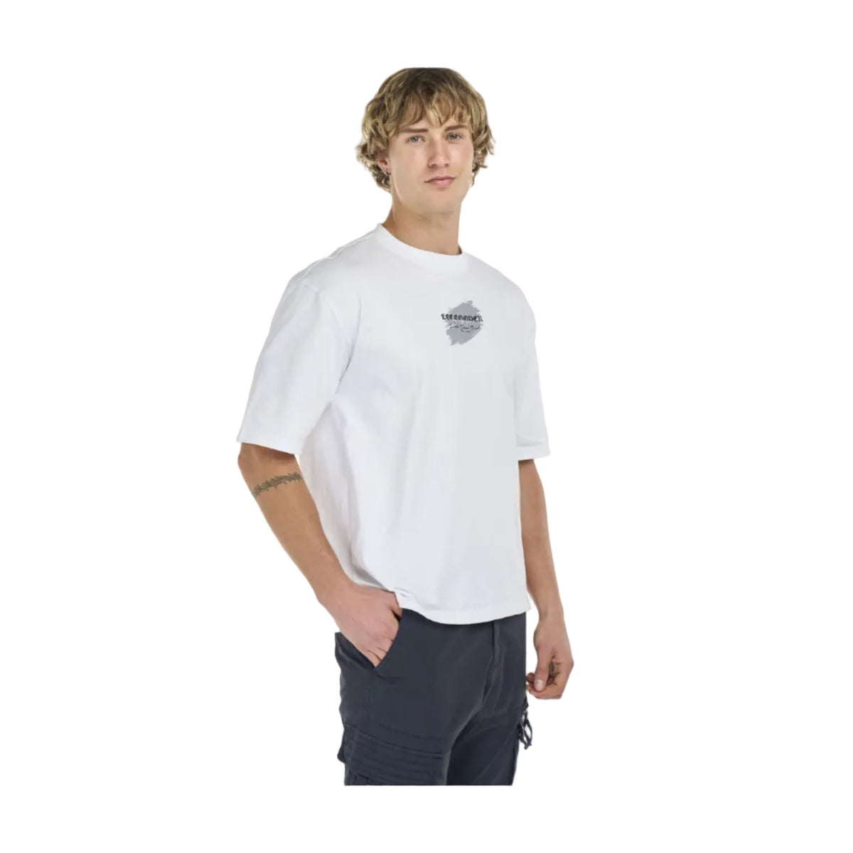 Lee Cooper Men's Sibusiso T-Shirt-White