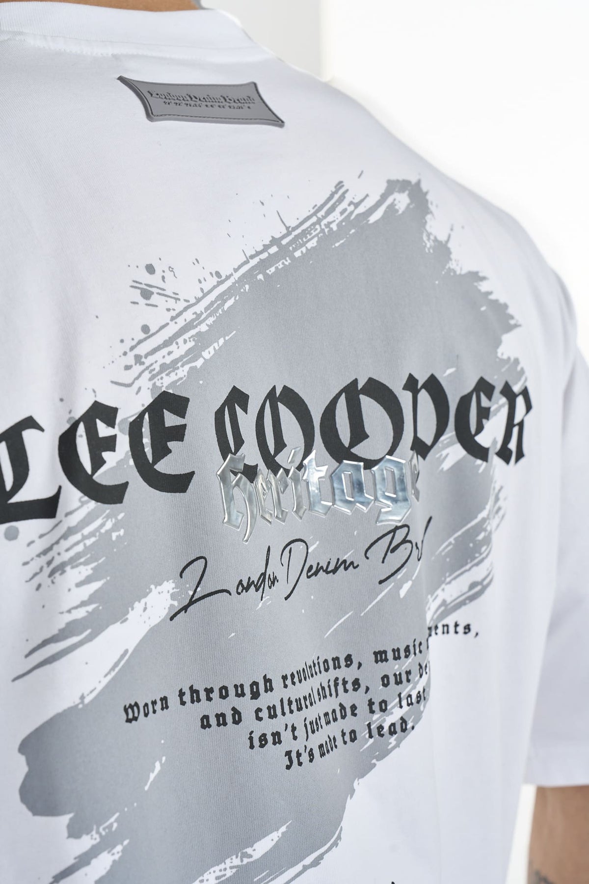 Lee Cooper Men's Sibusiso T-Shirt-White