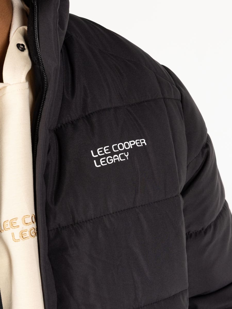 Lee Cooper Noam Puffer Jacket-Black LCW265281