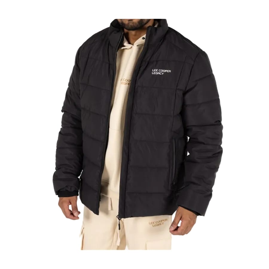 Lee Cooper Noam Puffer Jacket-Black LCW265281