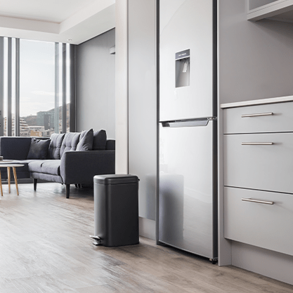 Legend DUST BIN Legend Square Soft Close 20lt Bin Black (7294506565721)