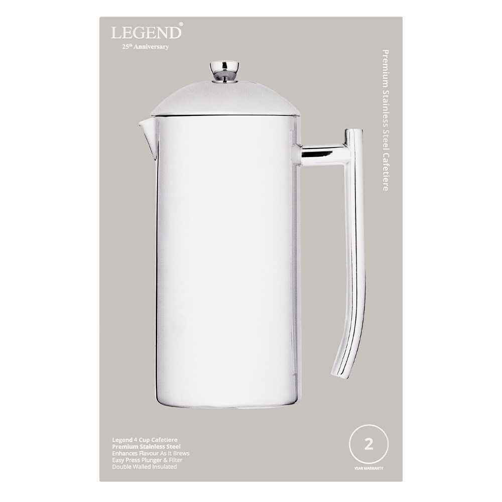 Legend Knife Legend Stainless Steel 4 Cup Cafetiere 600503 (7295298994265)