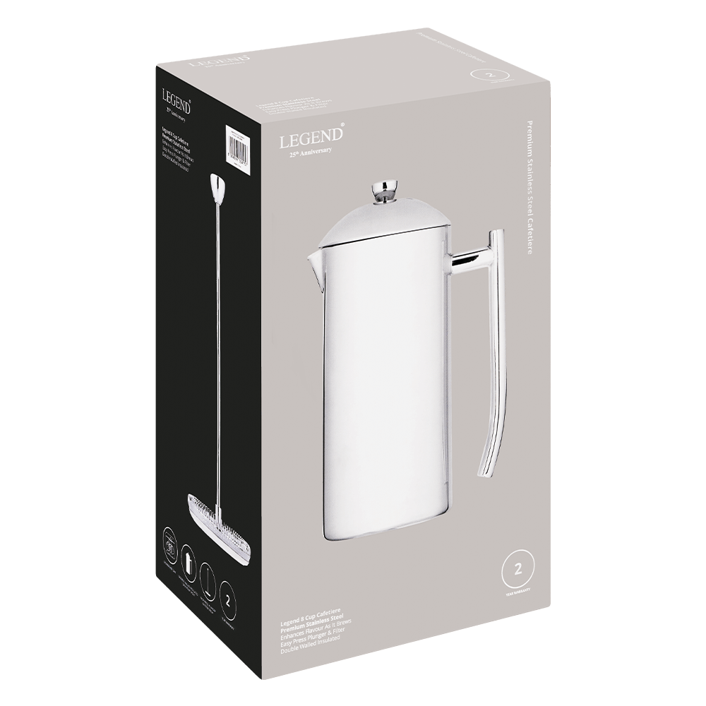 Legend Knife Legend Stainless Steel 8 Cup Cafetiere 600481 (7295295389785)