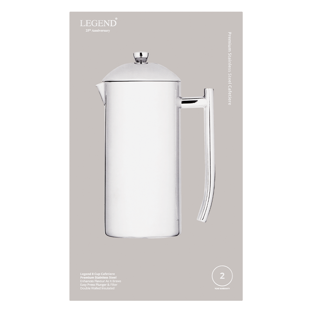 Legend Knife Legend Stainless Steel 8 Cup Cafetiere 600481 (7295295389785)