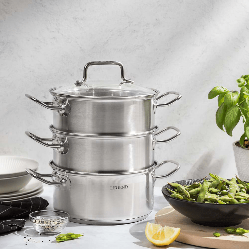 Legend POTS Legend Prof Chef 3 Tier Steamer 20cm (7294993530969)