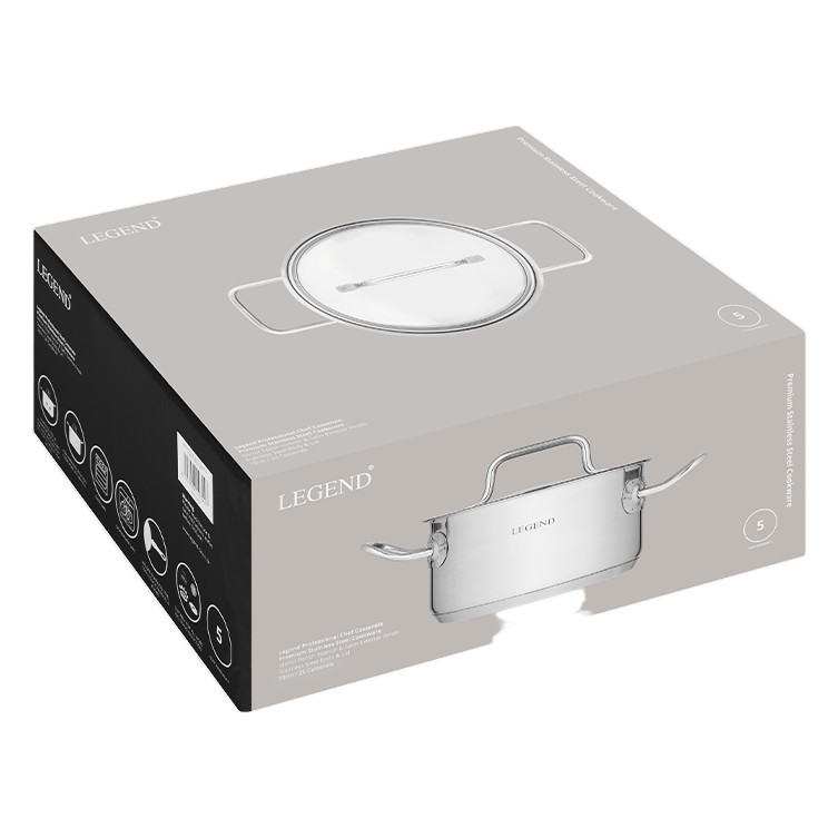 Legend POTS Legend Prof Chef Stainless Steel 18cm/ 2lt Casserole (7294520885337)