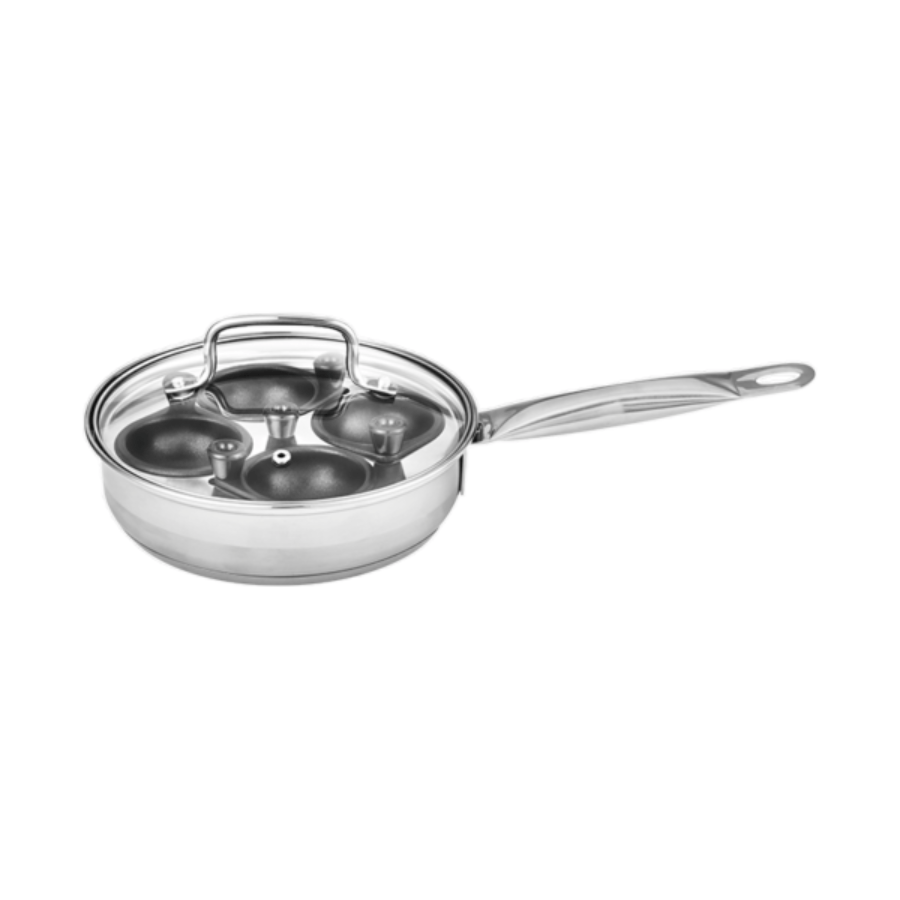 Legend POTS Legend Prof Chef Stainless Steel 20cm 4 Cup Egg Poacher (7294989533273)