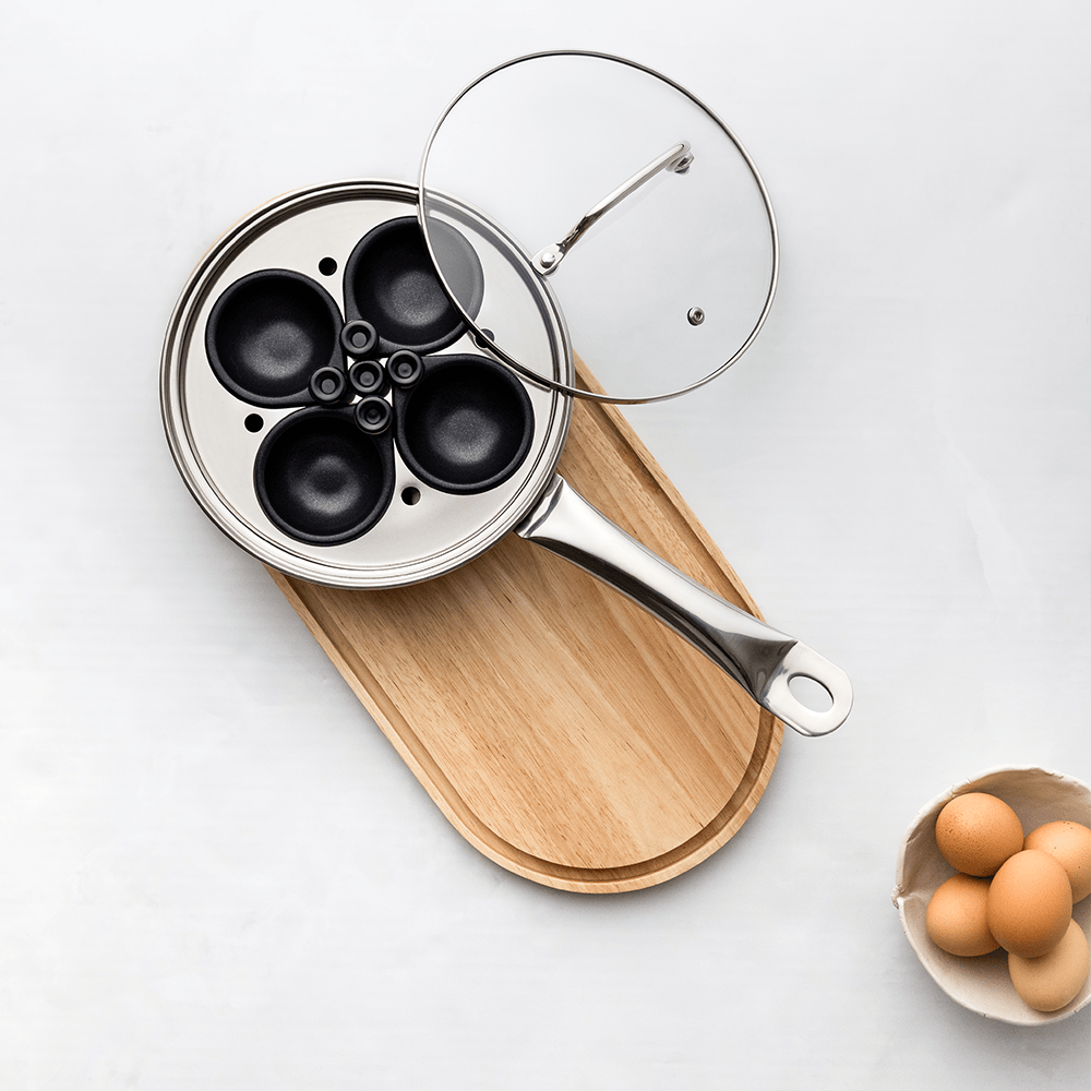 Legend POTS Legend Prof Chef Stainless Steel 20cm 4 Cup Egg Poacher (7294989533273)