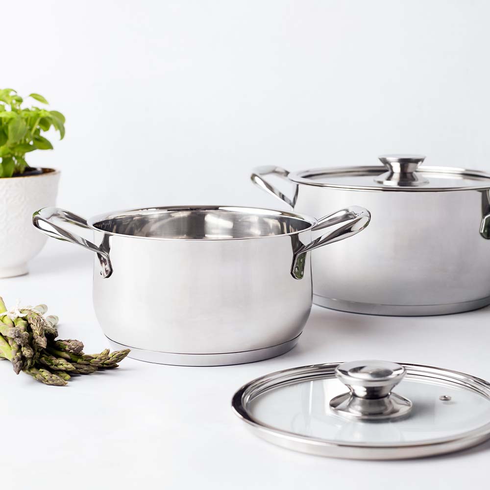 Legend Pots Set Legend Master Chef Stainless Steel 7pce Cookware (7294404460633)