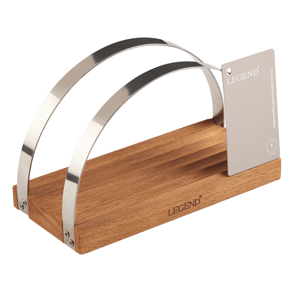 Legend Soup Spoon Legend Premium Beechwood Napkin Holder 600706 (7464172847193)