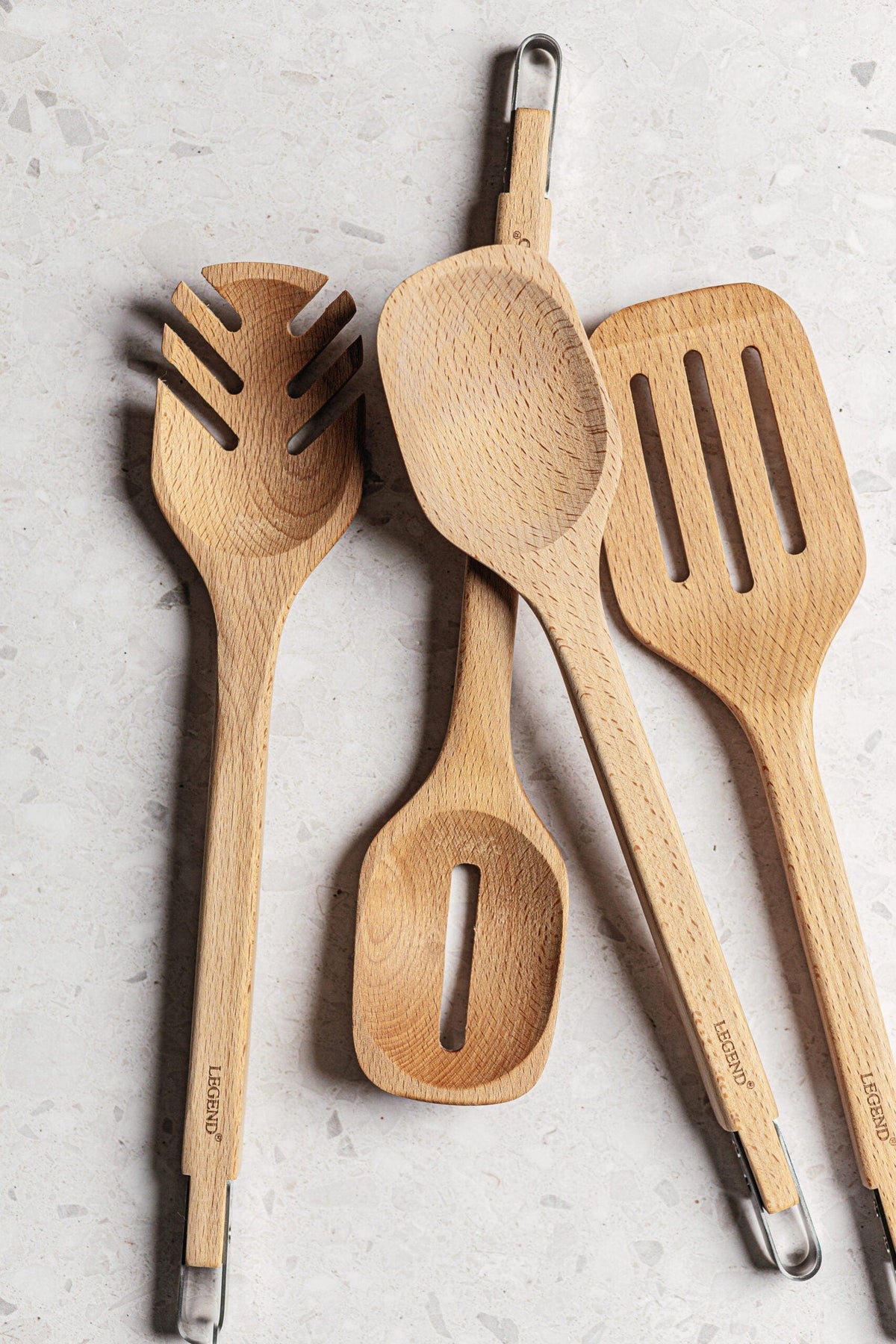 Legend Soup Spoon Legend Premium Beechwood Pasta Spoon 600703 (7409033674841)