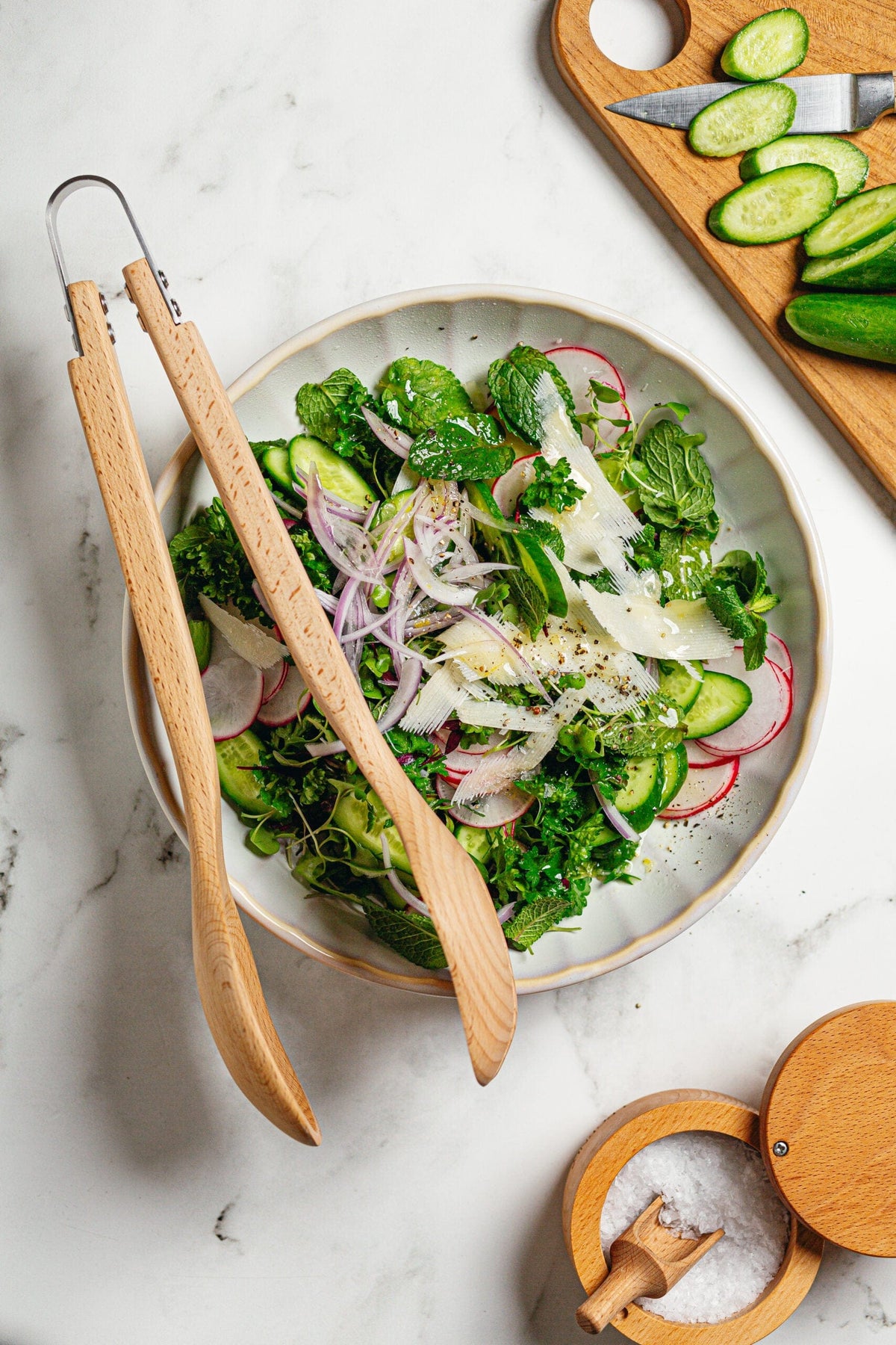 Legend Soup Spoon Legend Premium Beechwood Salad Server 600704 (7409035378777)