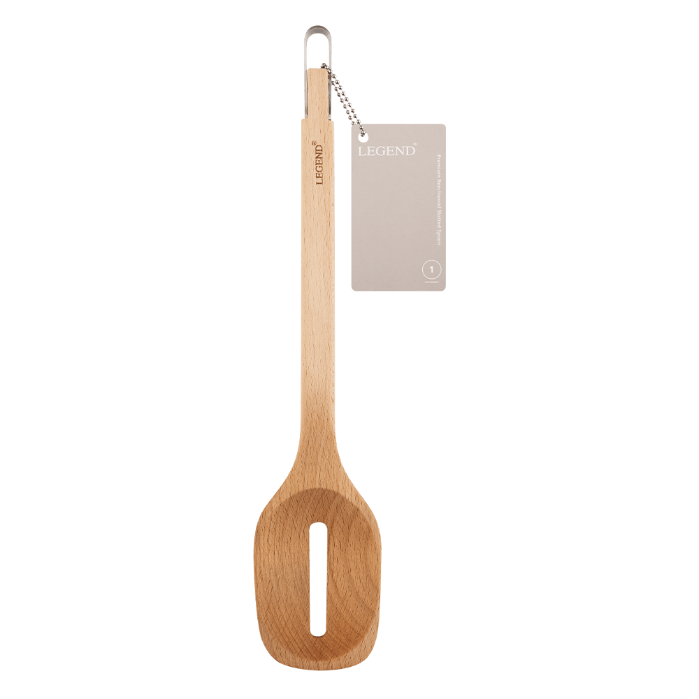 Legend Soup Spoon Legend Premium Beechwood Slotted Spoon 600702 (7409032331353)