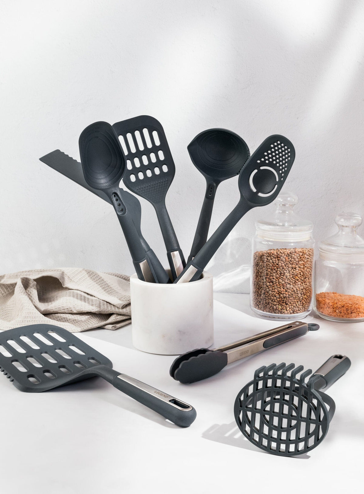Legend Soup Spoon Legend Premium Nylon Potato Masher 600606 (7295309611097)