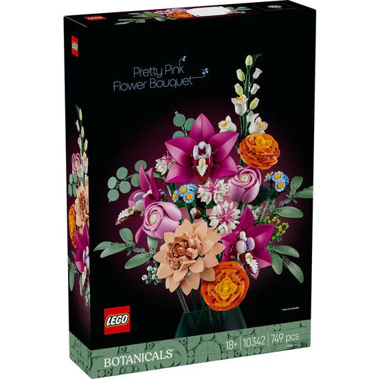 LEGO® Botanicals Pretty Pink Flower Bouquet 10342 - MHC World